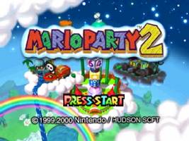 Mario Party 2 Title Screen